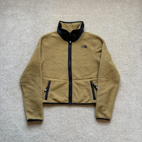 The North Face Jacket Womens Small Brown Sherpa Fleece Full Zip Zip Pockets - Picture 5 of 10